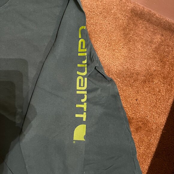 Lot of 2 Carhartt men's long-sleeved original fit t-shirts - Picture 2 of 7